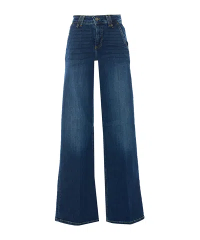 Liu •jo High-waisted Wide-leg Jeans In Blue
