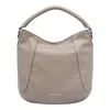 Liu •jo Structured Logo Tote Bag With Shoulder Strap In Gray