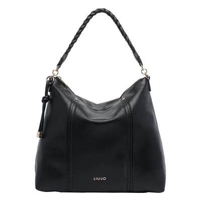 Liu •jo Hobo Shoulder Bag In Black