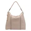Liu •jo Logo-lettering Shoulder Bag In Neutral