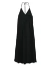 Liu •jo Hollyhock Maxi Dress In Black