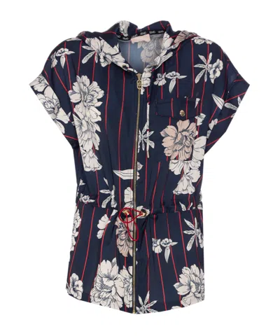 LIU •JO LIU JO SHORT SLEEVED DRAWSTRING JACKET