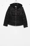 Liu •jo Hooded Puffer Jacket In Black