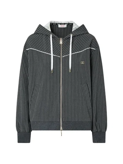 Liu •jo Liu Jo Liu Jo Grey Cotton Jacket In Gray