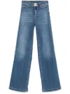 Liu •jo Liu Jo Long Stretch Jeans With Logo Belt