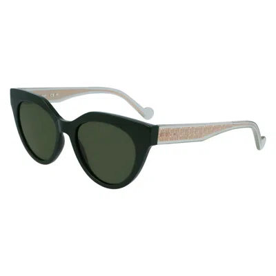 Liu •jo Injected Women's Sunglasses In Green