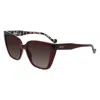 Liu •jo Red Injected Sunglasses In Red