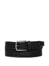 Liu •jo Interwoven-design Belt In Black