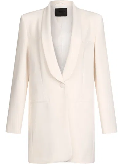 Liu •jo Ivory Blazer In Neutrals