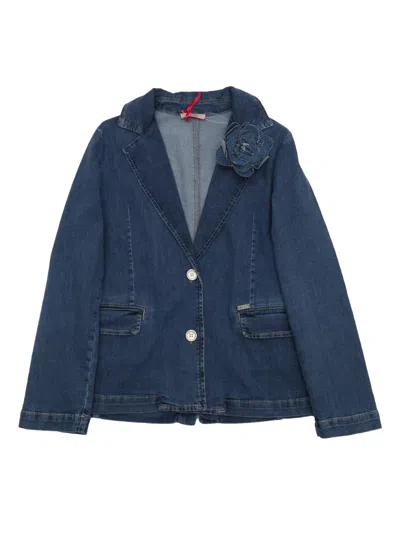 Liu •jo Kids' Jacket In Blue