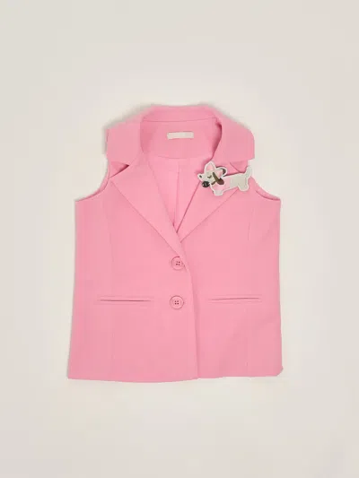 Liu •jo Kids' Jacket Jacket In Pink