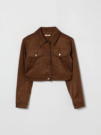 Liu •jo Liu Jo Coat Kids In Brown