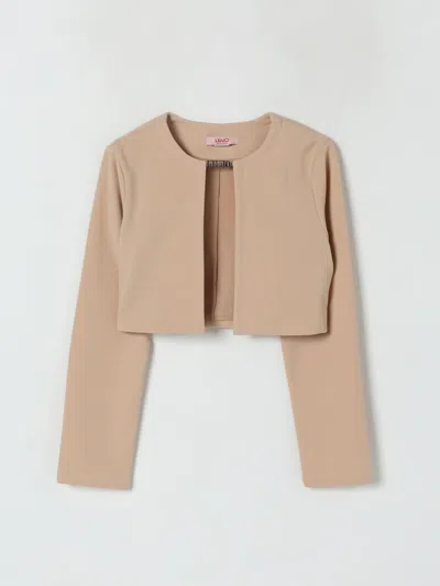 Liu •jo Jacket Liu Jo Kids Color Beige In Sand