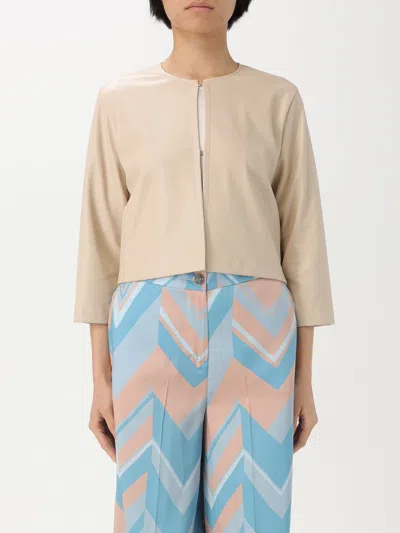 Liu •jo Jacket Liu Jo Woman Color Beige