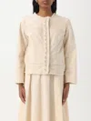 Liu •jo Jacket Liu Jo Woman Color Beige In Beige