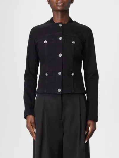 Liu •jo Jacket Liu Jo Woman Color Black In Animal Print