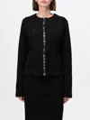 Liu •jo Logo-plaque Denim Jacket In Schwarz