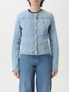 Liu •jo Jacket Liu Jo Woman Color Blue In Blue