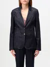 Liu •jo Denim Blazer In Blau