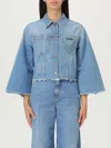Liu •jo Jacket Liu Jo Woman Color Denim In Blue