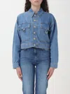 Liu •jo Jacket Liu Jo Woman Color Denim In Denim