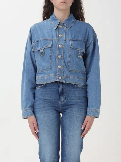 Liu •jo Jacket Liu Jo Woman Color Denim