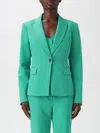 Liu •jo Jacket Liu Jo Woman Color Green In Animal Print