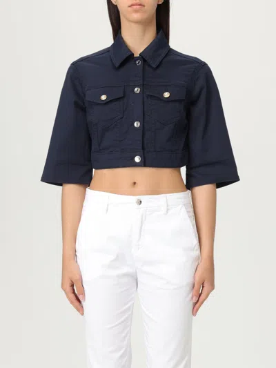 Liu •jo Jacket Liu Jo Woman Color Navy