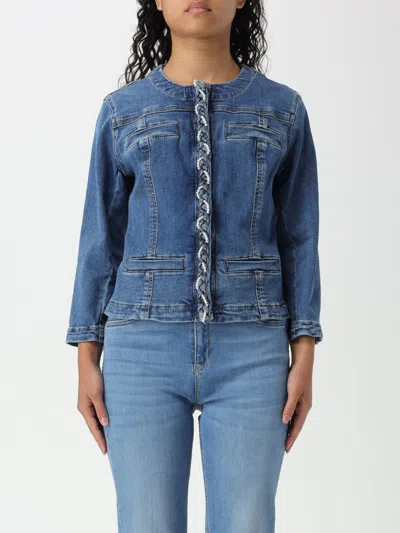Liu •jo Jacket Liu Jo Woman Color Navy