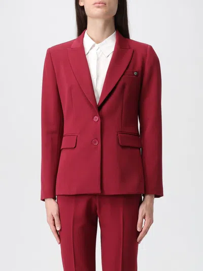 LIU •JO JACKET LIU JO WOMAN COLOR RUBY,H61175130