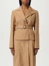 Liu •jo Liu Jo Double-breasted Beige Trench Coat With Tailored Silhouette