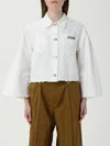 Liu •jo Giacca Di Jeans Con Logo Liu Jo In White