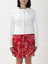 Liu •jo Liu Jo Embellished Cropped Jacket In White