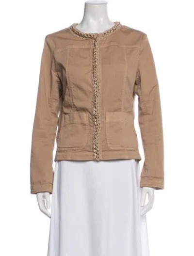 Pre-owned Liu •jo Jacket In Neutral