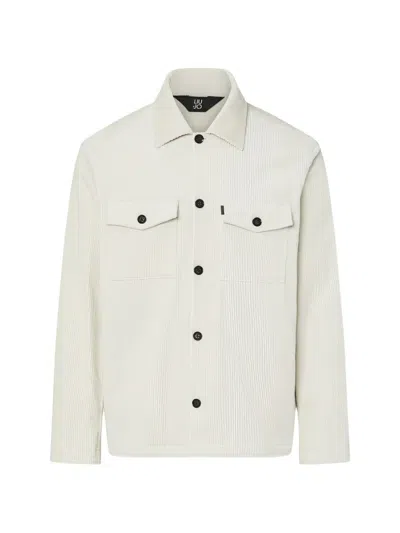 Liu •jo Jacket Overshirt In Velvet In White