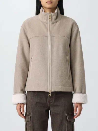 Liu •jo Liu Jo Jacket Woman Color Beige In Neutral