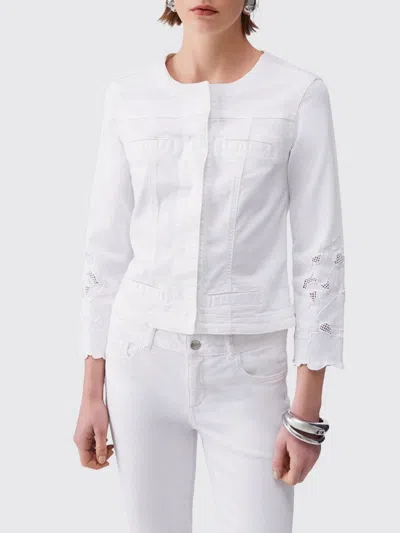 Liu •jo Jacket Liu Jo Woman Color White In Brown