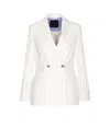 Liu •jo Button Detailing Striped Pattern Blazer