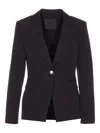 Liu •jo Single-breasted Blazer In Black