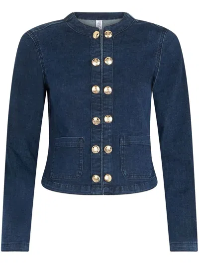 Liu •jo Liu Jo Jackets In Blue