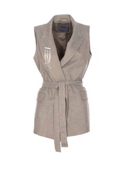 Liu •jo Liu Jo Jackets In Gray