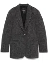 LIU •JO LIU JO SINGLE-BREASTED BLAZER WITH POCKETS