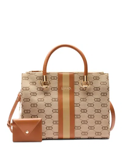 Liu •jo Tan Handbag In Brown