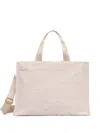 Liu •jo Beige Jacquard Tote Bag In Neutrals