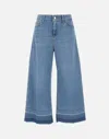 Liu •jo Wide-leg Design Flare Leg Jeans In Blue