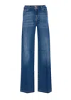 Liu •jo Liu Jo Long Stretch Jeans With Logo Belt