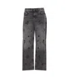 Liu •jo Jeweled Straight Leg Trousers In Black