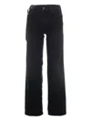 Liu •jo Belt-loop Detail Jeans In Black
