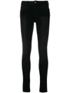Liu •jo Mid-rise Bootcut Jeans In Black