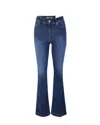Liu •jo Liu Jo Jeans Flare Vita Alta In Blue